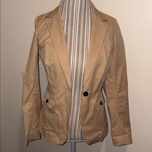 Tommy Hilfiger Tan and Navy Shirt